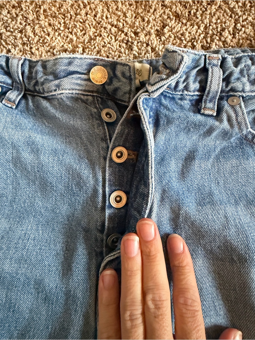 Madewell darted barrel Jean - Picture 2 of 5